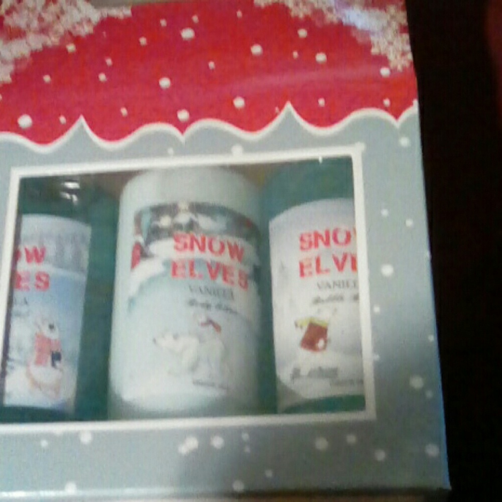Snow elves lotion set